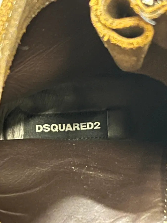 DSquared2 Brown Side Zips Chelsea Boots syqJran 11