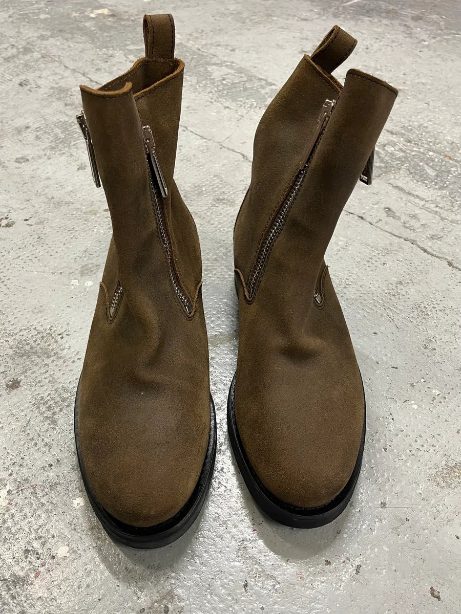 DSquared2 Brown Side Zips Chelsea Boots syqJran 1