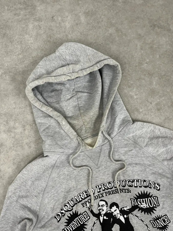 AW2009 Dsquared2 Dance Production Grey Hoodie gFdrVRh 3