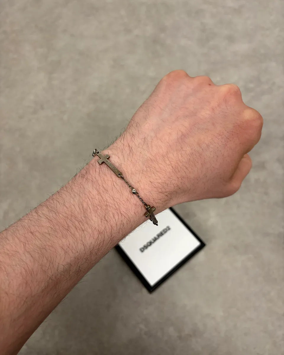2010s Dsquared2 Double Cross Bracelet xkgluAf 0
