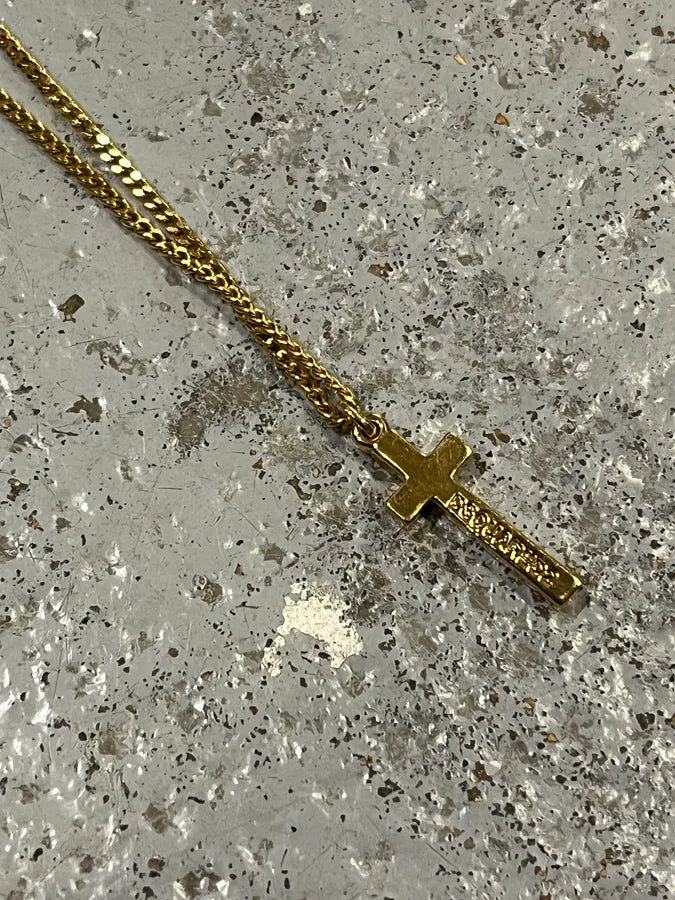 Dsquared2 Gold Metal Dual Cross Pendant Necklace LrxvsrY 6