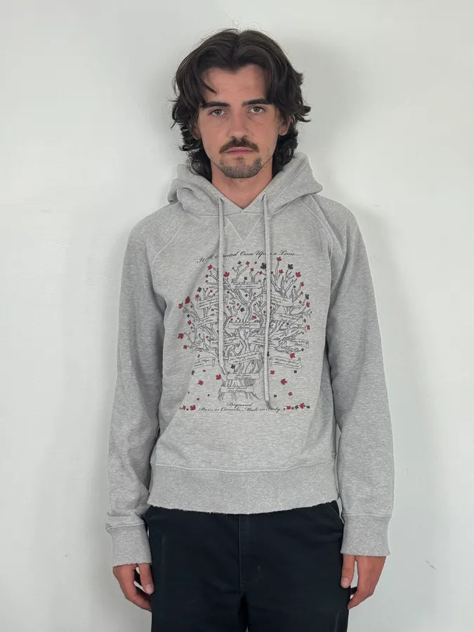 AW2006 Dsquared2 Grey Tree of Life Hoodie iZzIzeV 0