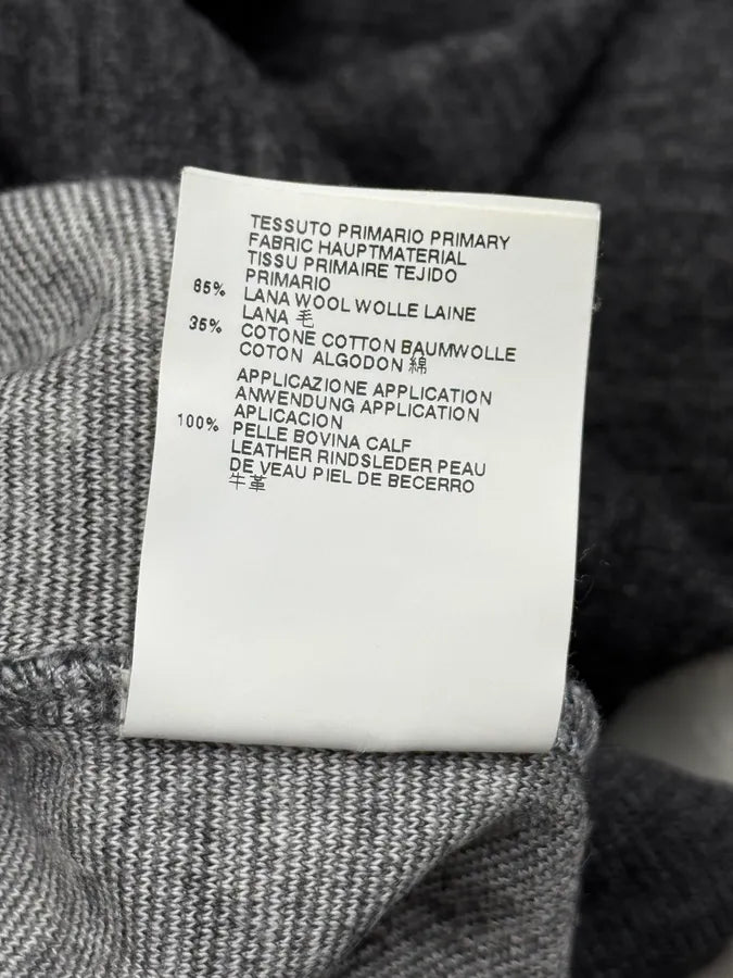 AW2011 Dsquared2 Grey Buttoned Elbow Patch Sweater oOKYKaY 10