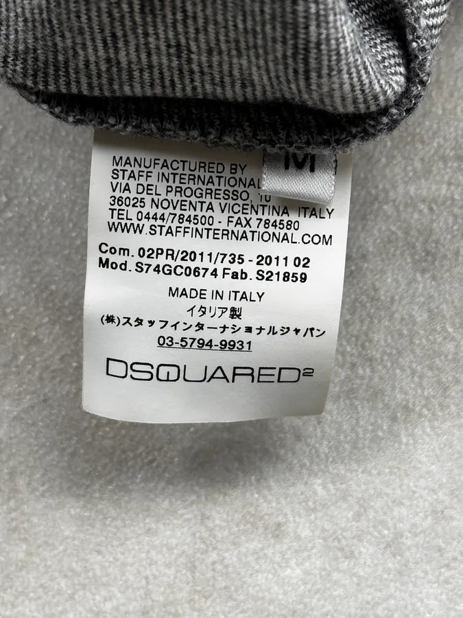 AW2011 Dsquared2 Grey Buttoned Elbow Patch Sweater oOKYKaY 9
