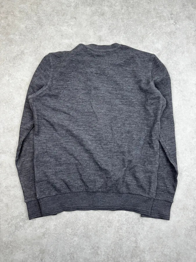 AW2011 Dsquared2 Grey Buttoned Elbow Patch Sweater oOKYKaY 1