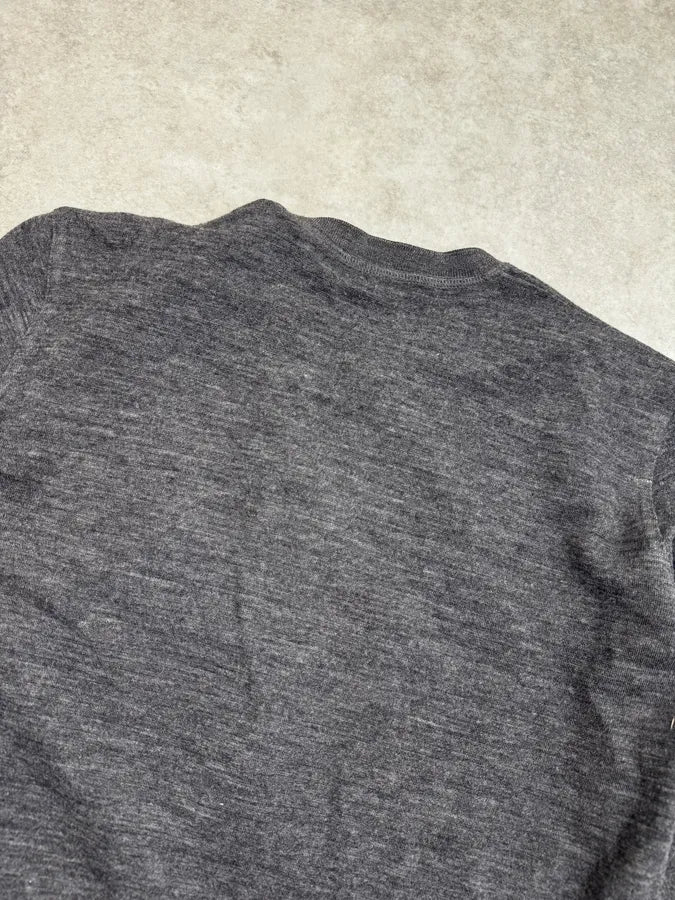 AW2011 Dsquared2 Grey Buttoned Elbow Patch Sweater oOKYKaY 6