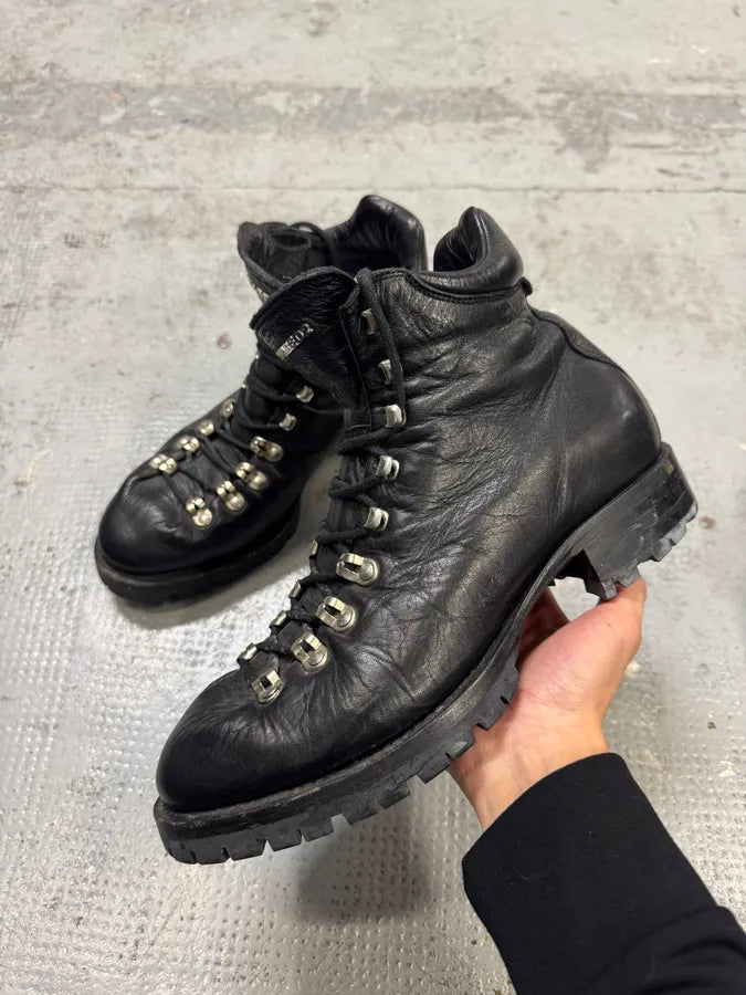 Dsquared2 Hiking Boots Black Leather Boots rHXBFpZ 0