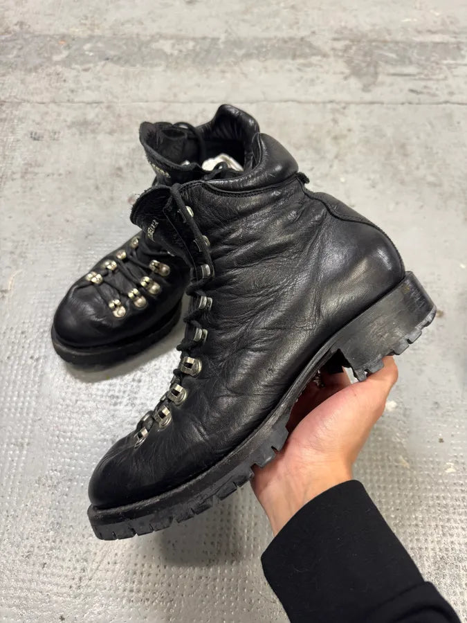 Dsquared2 Hiking Boots Black Leather Boots rHXBFpZ 4