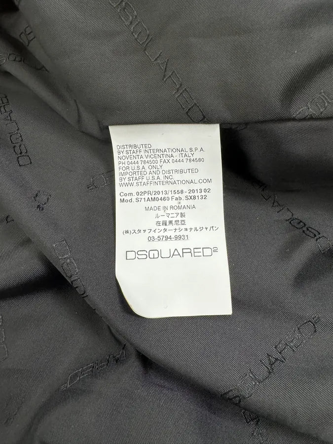 AW2013 Dsquared2 Hybrid Fur Black & Brown Leather Jacket nobgIDo 10