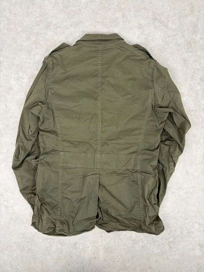SS2014 Dsquared2 Khaki Green Cargo Military Jacket  qcbtAtS 5
