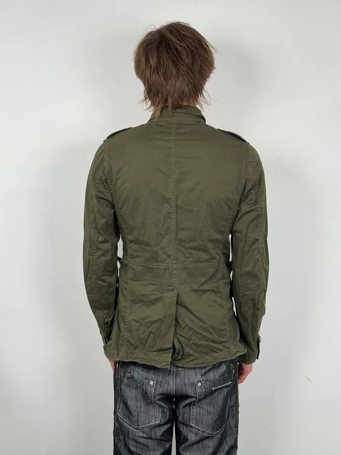 SS2014 Dsquared2 Khaki Green Cargo Military Jacket  qcbtAtS 3