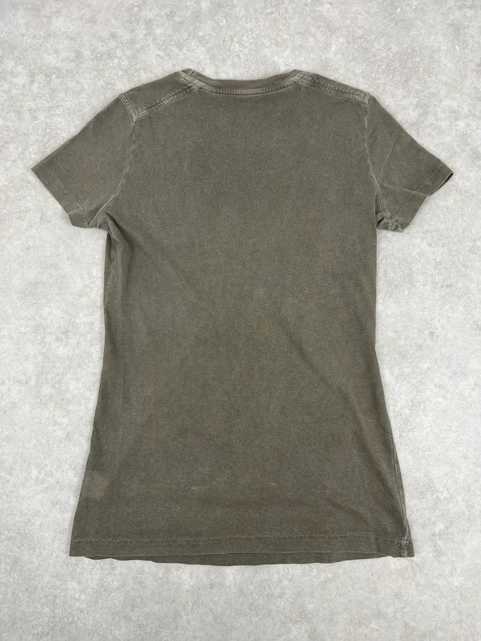 AW2009 Dsquared2 Khaki Humans Tree Nature T-Shirt OumafqE 1
