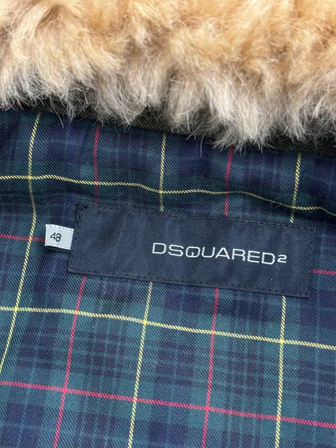 FW2006 Dsquared2 Khaki Cotton Multi-Pocket Coat VTAnilp 10