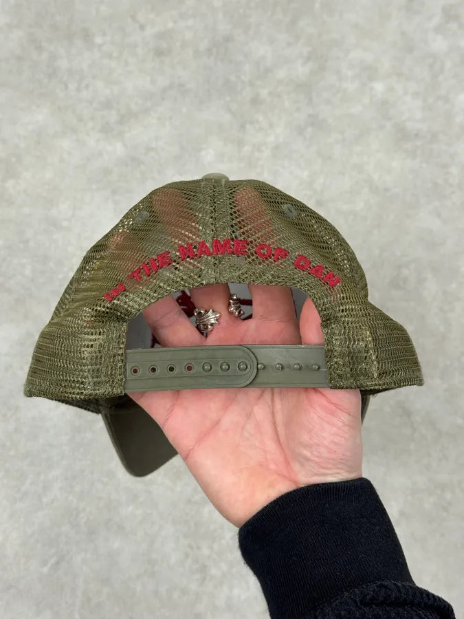 Dsquared2 Khaki Green Humanoid Patchwork Cap CnLIrJL 6