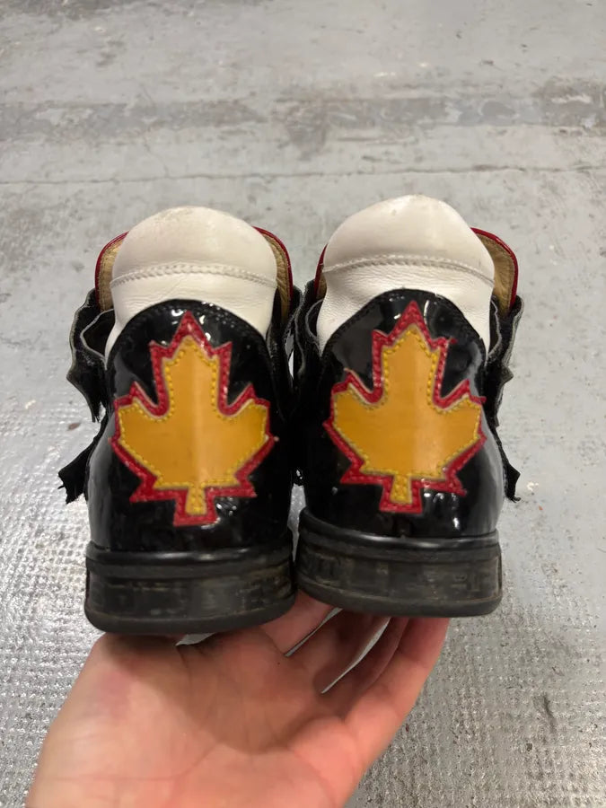 Dsquared2 1964 Multicolor Leather High-Top Sneakers uyYHSyD 6