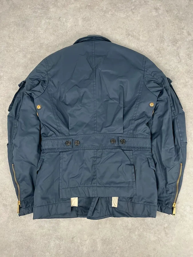 AW2007 Dsquared2 Navy Asymmetrical Cargo Zip Jacket lUwDZum 6