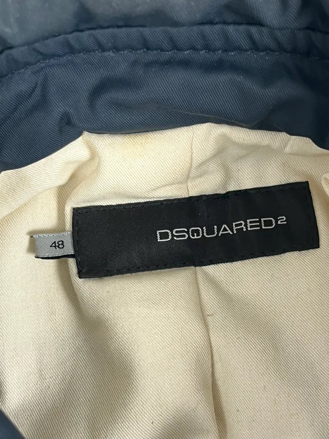 AW2007 Dsquared2 Navy Asymmetrical Cargo Zip Jacket lUwDZum 9