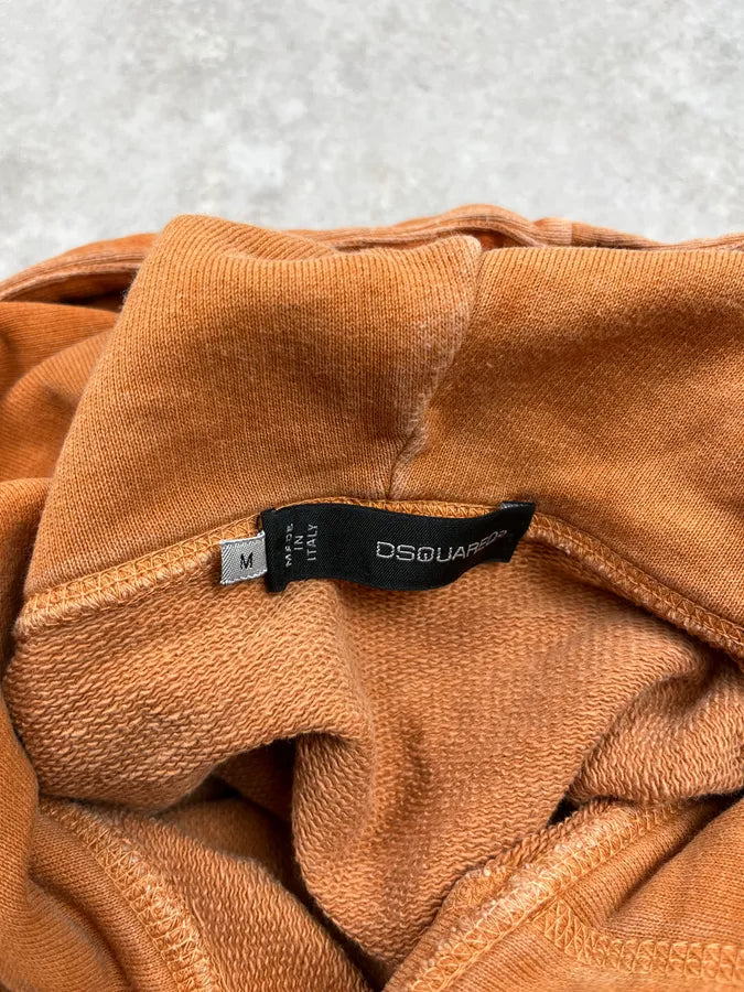 SS2012 Dsquared2 Orange Logo Hoodie xWpOKYV 7