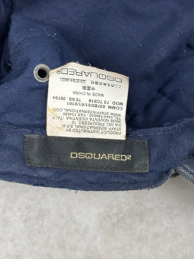AW2001 Dsquared2 Patches Navy Cap TtyrUjU 10