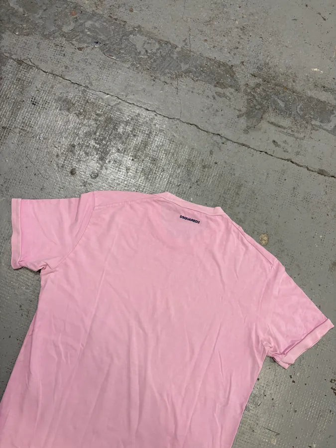 SS2017 Dsquared2 Pink Arizona Poisonous Snake Graphic T-Shirt zVTAGYt 6