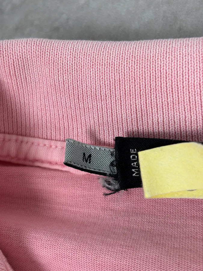 2011 Dsquared2 Pink Cotton Palm Tree Embroidered Polo HqRmwRt 8