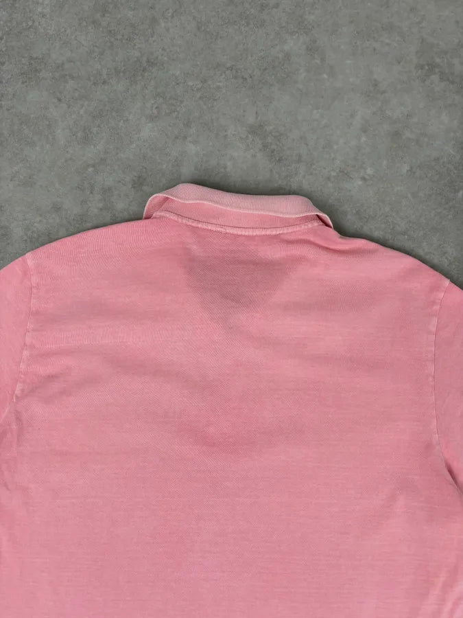 2011 Dsquared2 Pink Cotton Palm Tree Embroidered Polo HqRmwRt 5