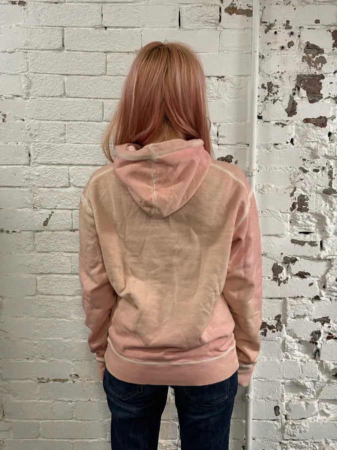 SS2019 Dsquared2 Faded Pink Vicious Bros Graphic Hoodie eSIVzKE 2