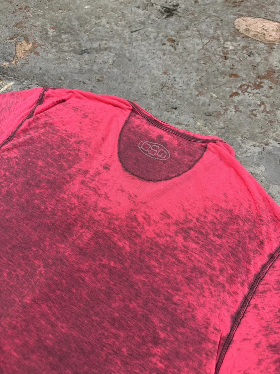 Dsquared2 Pink Electric USA Flag T-Shirt ZtGWFok 6