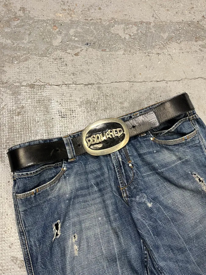 Dsquared2 Propaganda Buckle Black Belt cJiibAN 0
