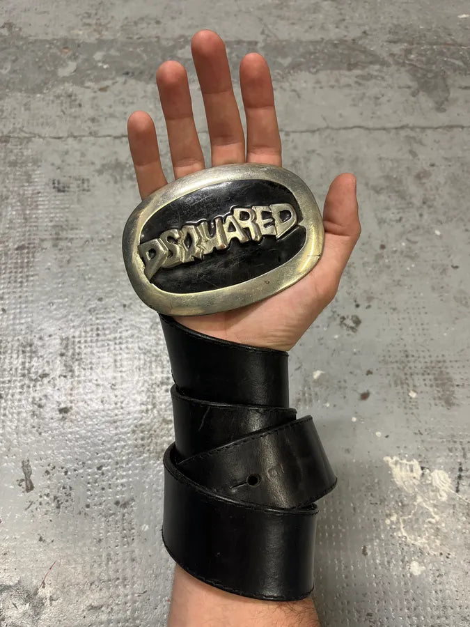 Dsquared2 Propaganda Buckle Black Belt cJiibAN 1