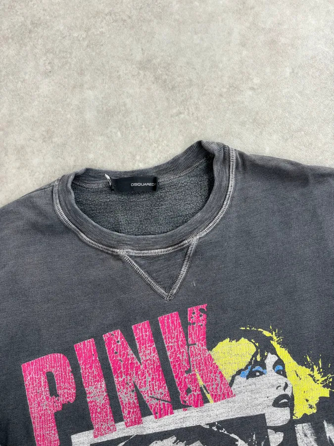 AW2008 Dsquared2 Punk Grey Rock Crewneck Sweater JzDaudL 4