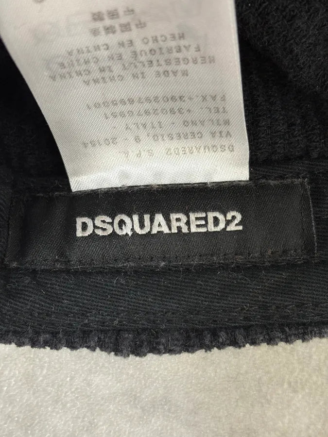 Dsquared2 Punk Rock Brown Velvet Cap vmucVQQ 6