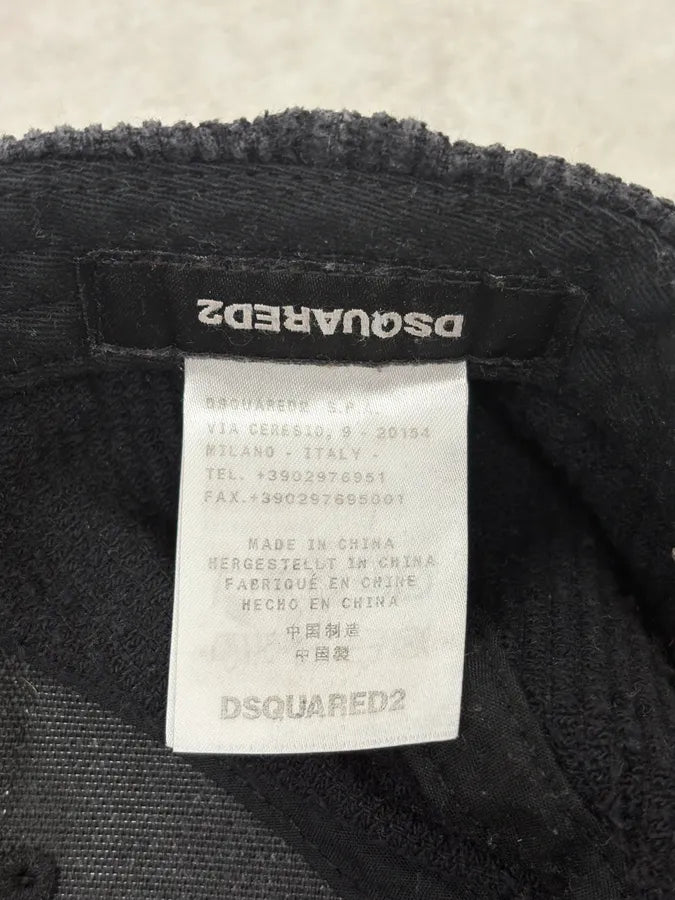 Dsquared2 Punk Rock Brown Velvet Cap vmucVQQ 7