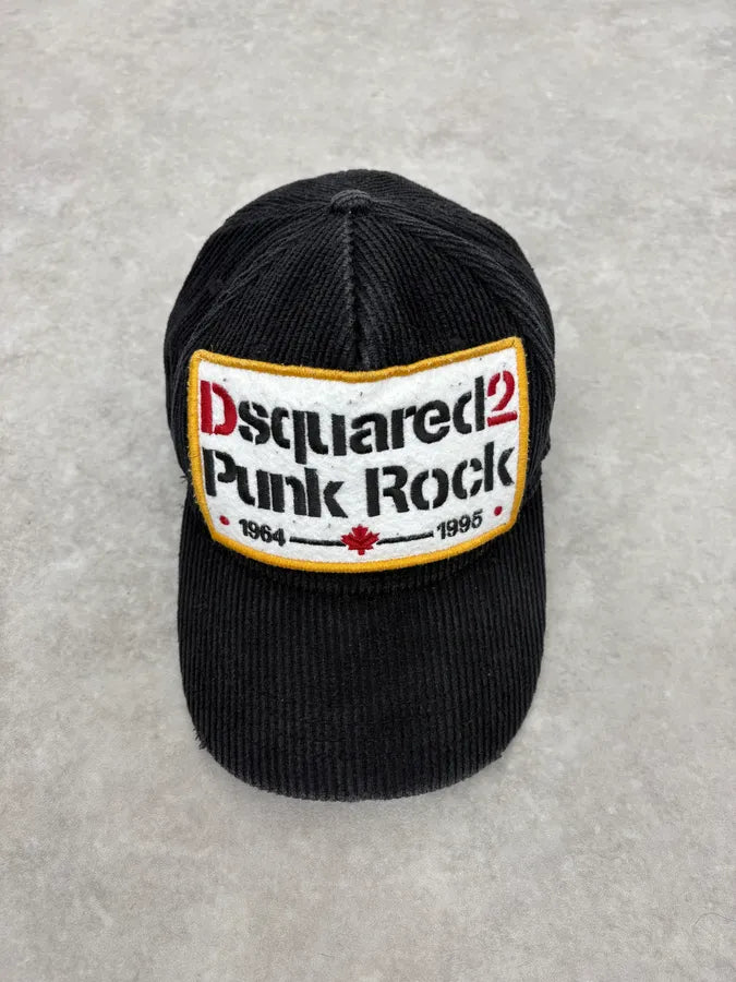 Dsquared2 Punk Rock Brown Velvet Cap vmucVQQ 3