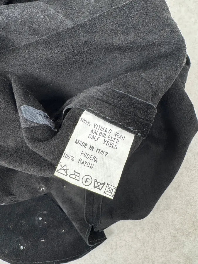 Dsquared2 Studded Black Calf Leather Tank Top oceQdxK 8