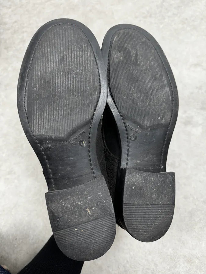 Dsquared2 Suede Brut Brown Grey Eroded Leather Boots EeHYDRA 6