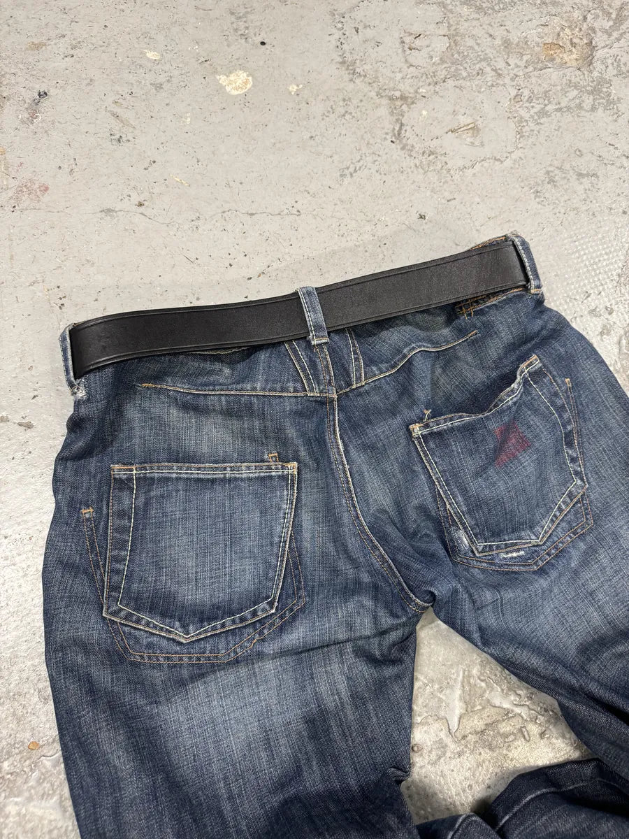 DSquared2 USA Relaxed Propaganda Leather Belt BjLVnMc 5