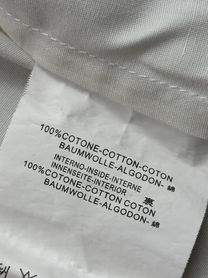 AW2004 Dsquared2 White Cotton Harness Strap Shirt QULWroj 10