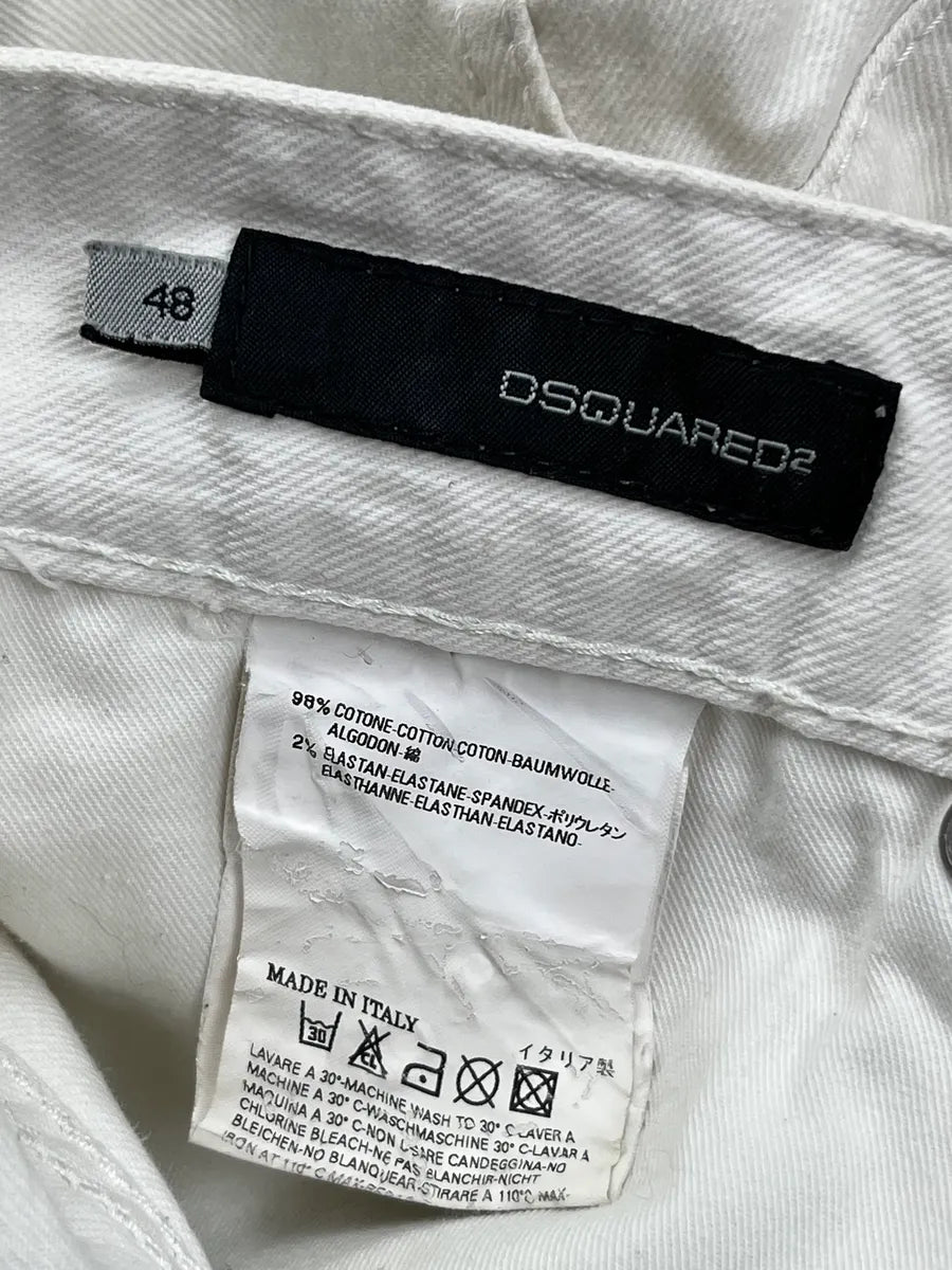 SS2009 Dsquared2 White Denim Jeans qUQQaiO 11