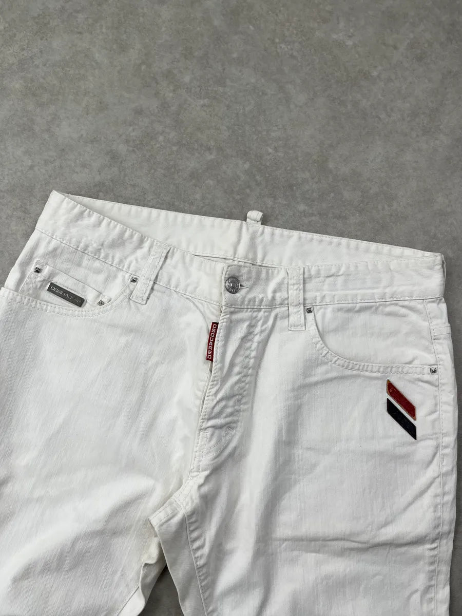 SS2009 Dsquared2 White Denim Jeans qUQQaiO 5