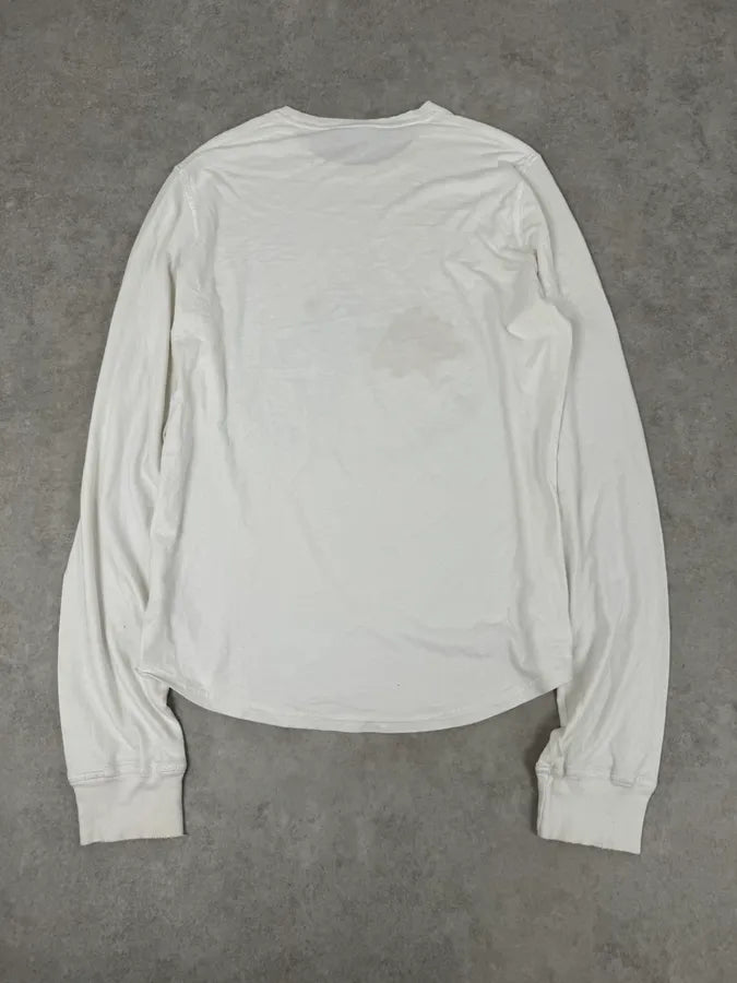 AW2007 Dsquared2 White Dobberman Dog Longsleeves JFWLgiC 5