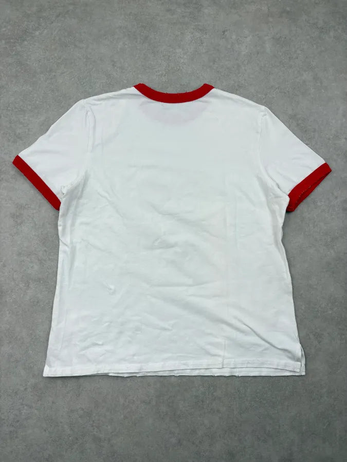 SS2006 Dsquared2 White Naked Figures T-Shirt GrLAAui 5