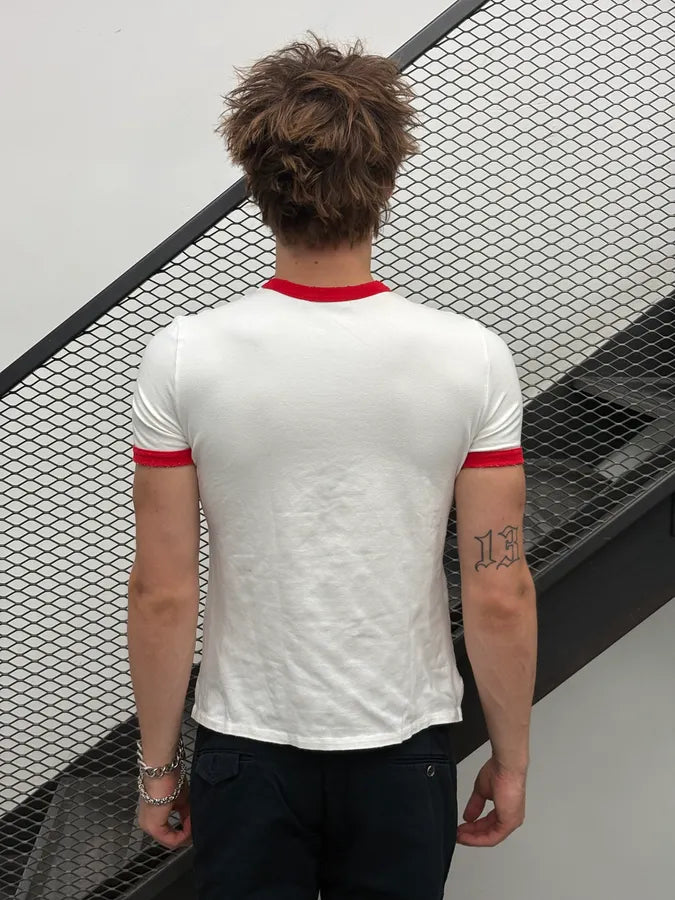 SS2006 Dsquared2 White Naked Figures T-Shirt GrLAAui 2