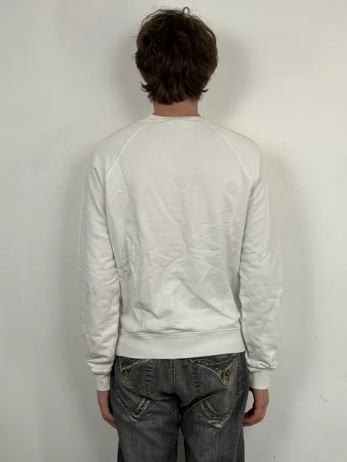 AW2010 Dsquared2 White Skeleton Abstract Crewneck Sweater KzHbJzV 2