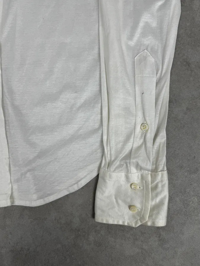 AW2005 Dsquared2 White God Judgement Transparent Shirt WKvlmZA 9