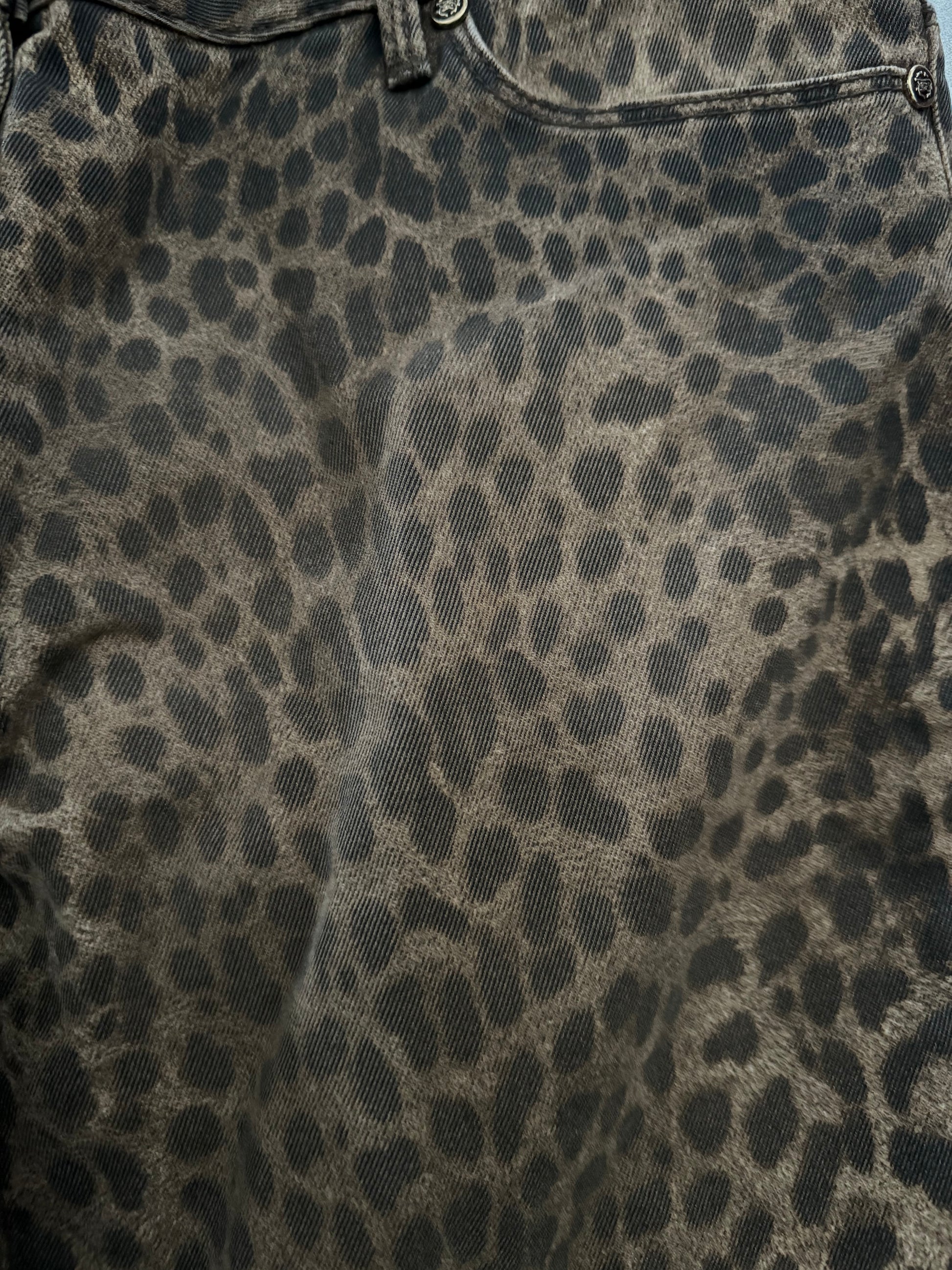 SS2010 Roberto Cavalli 40th Anniversary Leopard Royal Pants (S/M) - 8