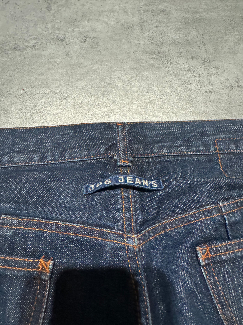 1990s Jean Paul Gaultier Brut Denim Extensible Denim Jeans (M/L) - 5