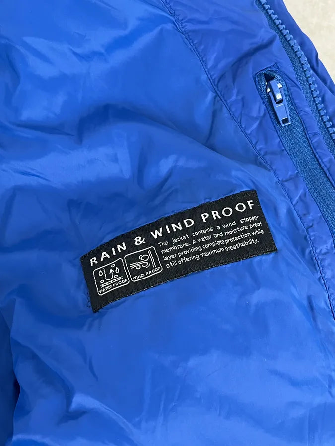 Balmain Blue Quilted Puffer Jacket with Detachable Sleeves TyYdDWZ 10