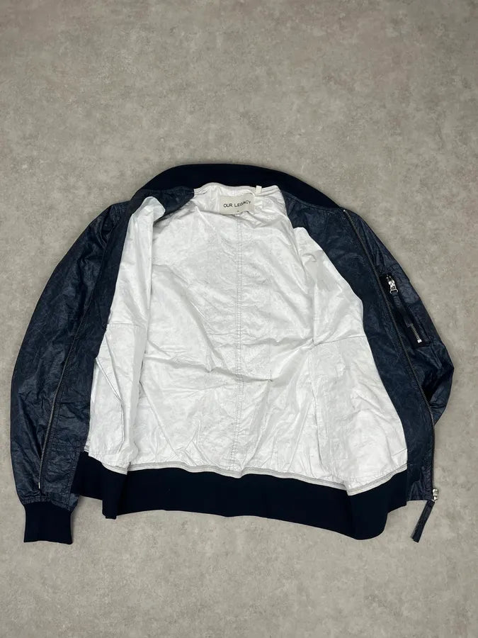 SS2015 Our Legacy Navy Tie Dye Bomber Jacket jIWSqvA 6