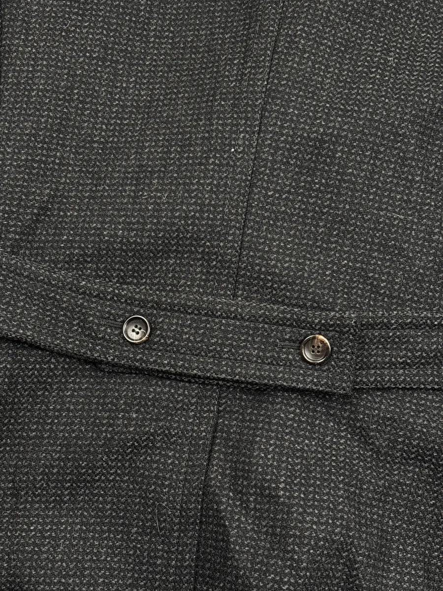 2000s Gucci Grey Wool Double-Breasted Quilted Coat eBFhxirt 8